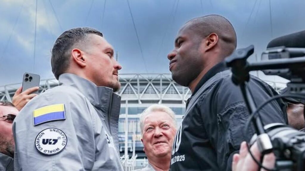 Ce 19 juillet, Oleksandr Usyk et Daniel Dubois s’affronteront sur le ring pour unifier les titres des poids lourds. Les deux champions se sont retrouvés en face-à-face à l’approche de ce duel décisif.