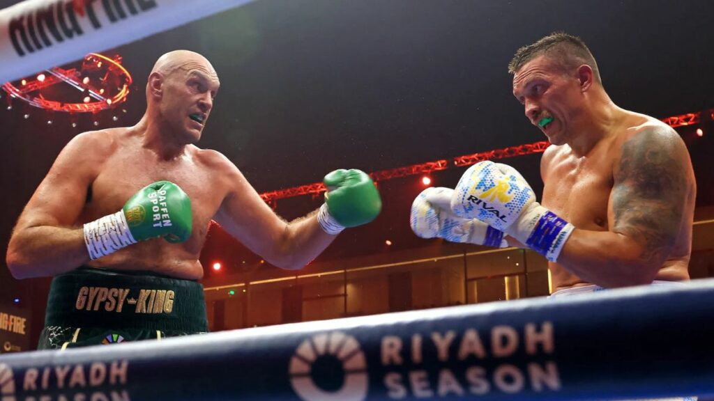 Oleksandr Usyk qualifie de "folie" les propos de Tyson Fury sur une trilogie en 2026, avant d’affronter Daniel Dubois ce 19 juillet.