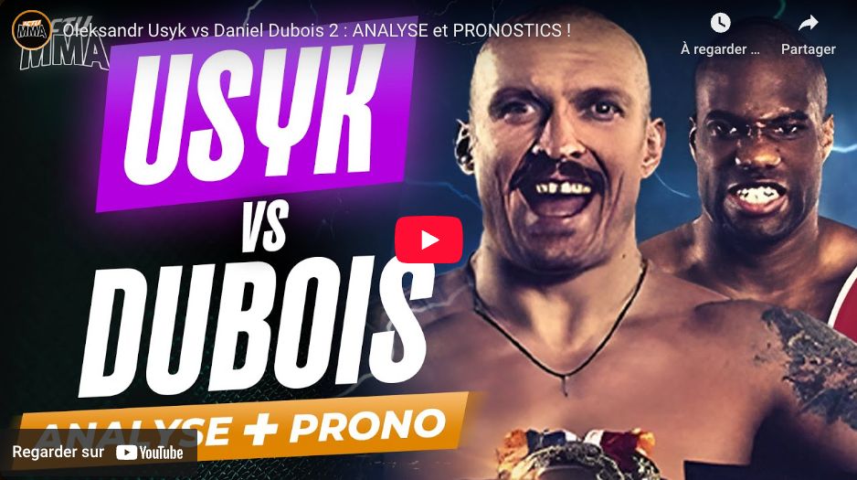 Usyk Dubois analyse prono
