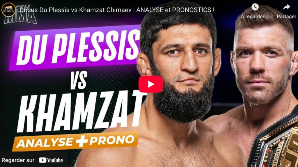 Dricus Du Plessis vs Khamzat Chimaev : ANALYSE et PRONOSTICS !