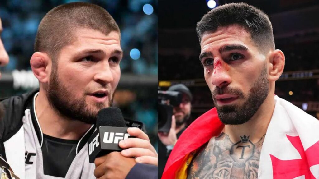 Le pronostic sans appel de Khabib sur Ilia Topuria vs. Arman Tsarukyan : "Le meilleur poids léger est..."