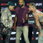 Premier face-à-face tendu entre Jake Paul et Gervonta Davis, l’écart de taille choque (vidéo) Le premier face à face entre Jake Paul et Gervonta Davis