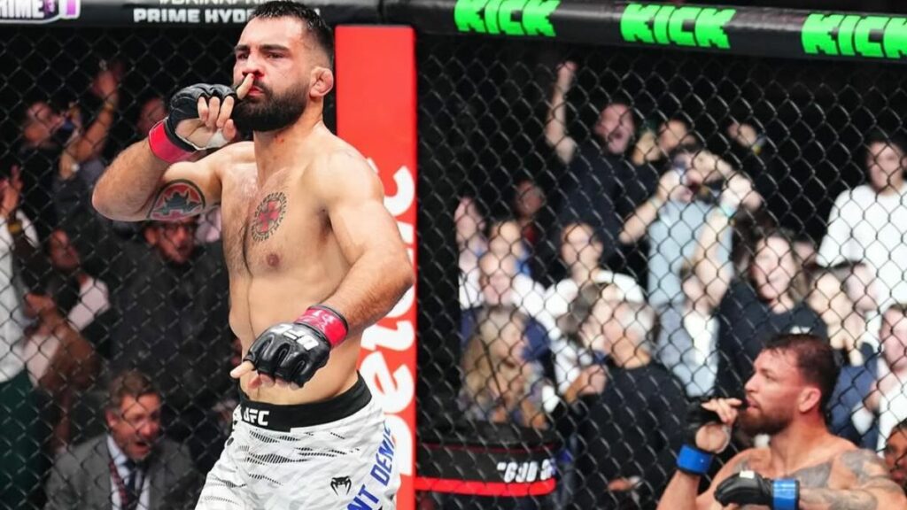 Benoit Saint Denis et Mauricio Ruffy s'affrontaient en co-main event de l'UFC Paris, dans la catégorie des poids légers. Classé dans le top 15 de la division, une victoire pourrait permettre au Français de gravir les échelons. Quant au Brésilien, ce duel servait de véritable test pour sa carrière.