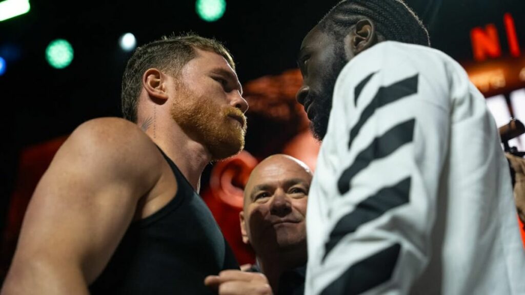 Le face-à-face électrique entre Canelo Alvarez et Terence Crawford