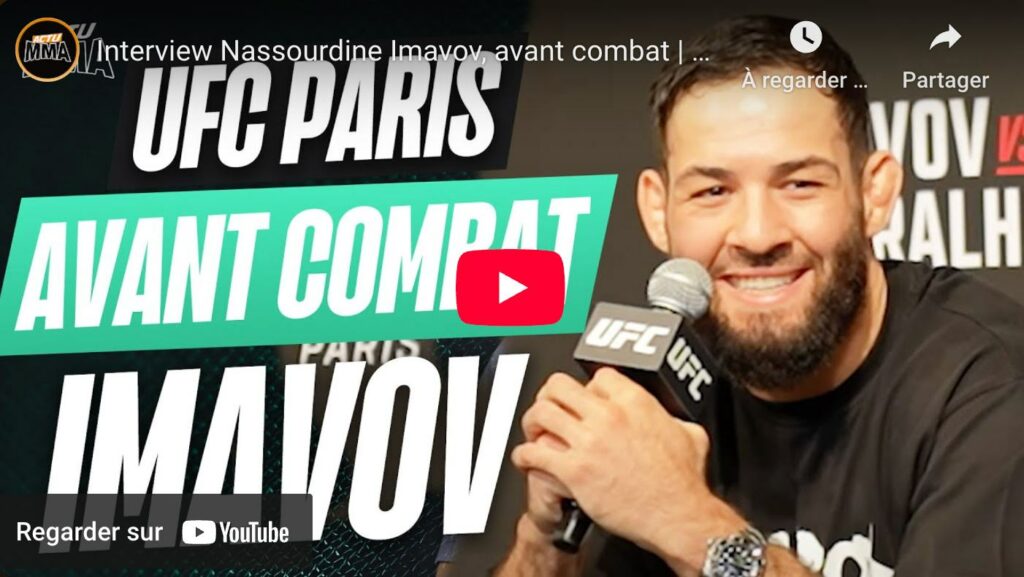 Nassourdine Imavov ITV avant-combat UFC Paris