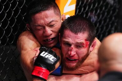 Islam-Makhachev-avour-vouloir-abandonner-le-combat-de-Tagir-Ulanbekov-ufc-Qatar