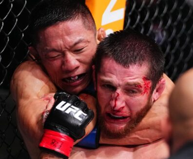 Islam-Makhachev-avour-vouloir-abandonner-le-combat-de-Tagir-Ulanbekov-ufc-Qatar