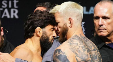 arman-tsarukyan-cou-de-tete-ufc-322-face-off