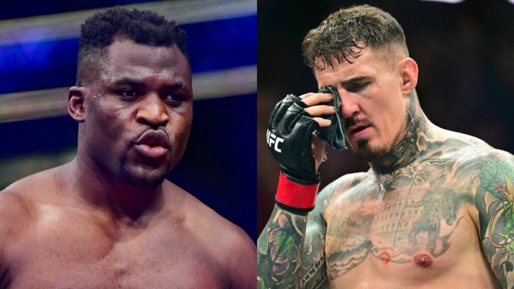 Francis Ngannou réagit à Tom Aspinall vs Ciryl Gane : "Un coup à l’œil..."