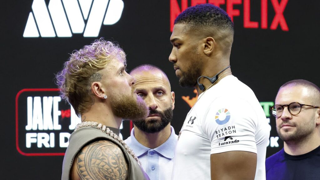 jake-paul-anthony-joshua-différence-taille-boxe
