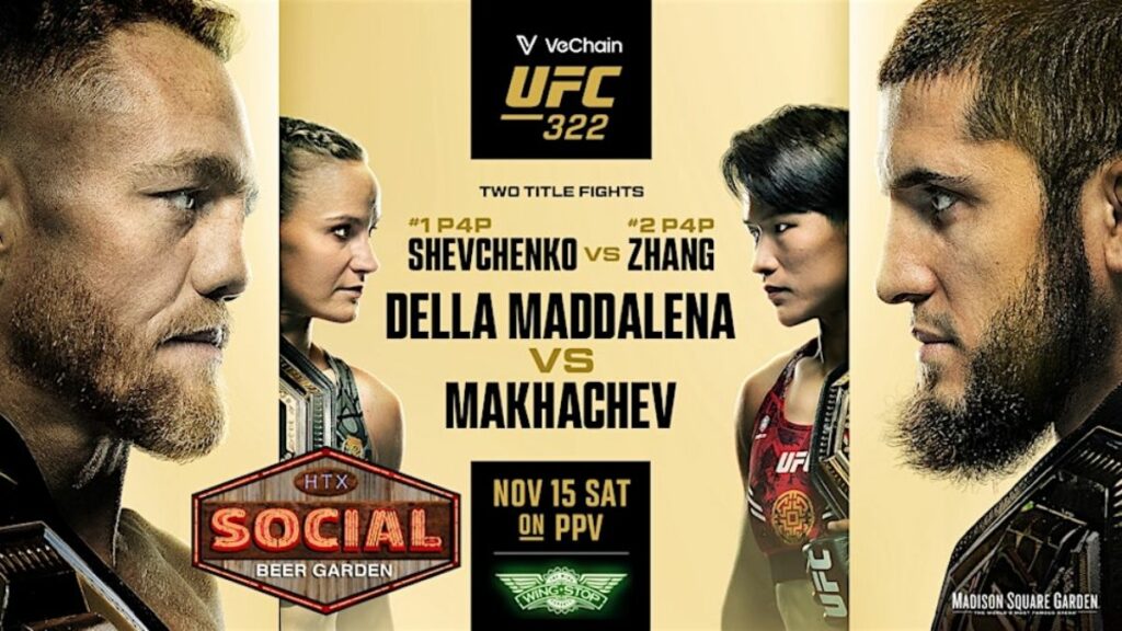 UFC 322 – Della Maddalena vs Makhachev + Dariush vs Saint Denis : la carte, les horaires et comment regarder