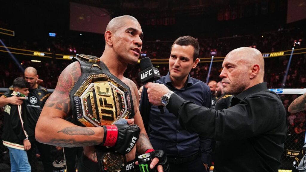 Alex Pereira pourrait combattre en poids lourd contre Ciryl Gane selon Joe Rogan