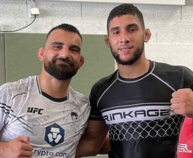 Fares-Ziam-combat-contre-Benoît-Saint-Denis-Français-ufc-lightweight