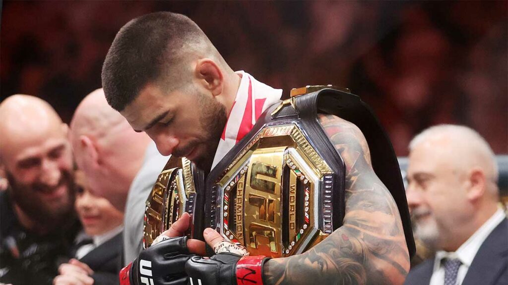 Ilia Topuria d&eacute;voile les raisons de son absence &agrave; l'UFC