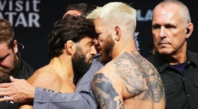 Dan-Hooker-Face-off-Arman-Tsarukyan