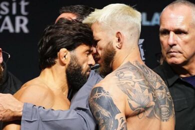 Dan-Hooker-Face-off-Arman-Tsarukyan