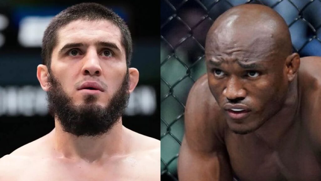 Islam Makhachev et Kamaru Usman se font face en coulisses de l&rsquo;UFC 324 et poussent pour un combat pour le titre