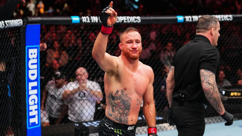 Justin Gaethje n'est pas satisfait d'être champion intérimaire