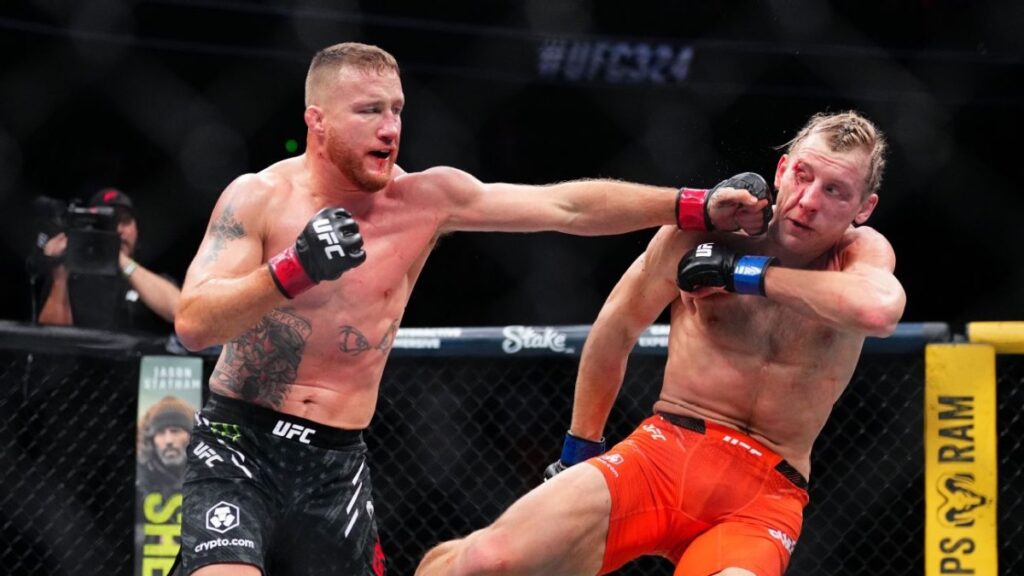 Justin Gaethje impressionn&eacute; par la r&eacute;sistance de Paddy Pimblett