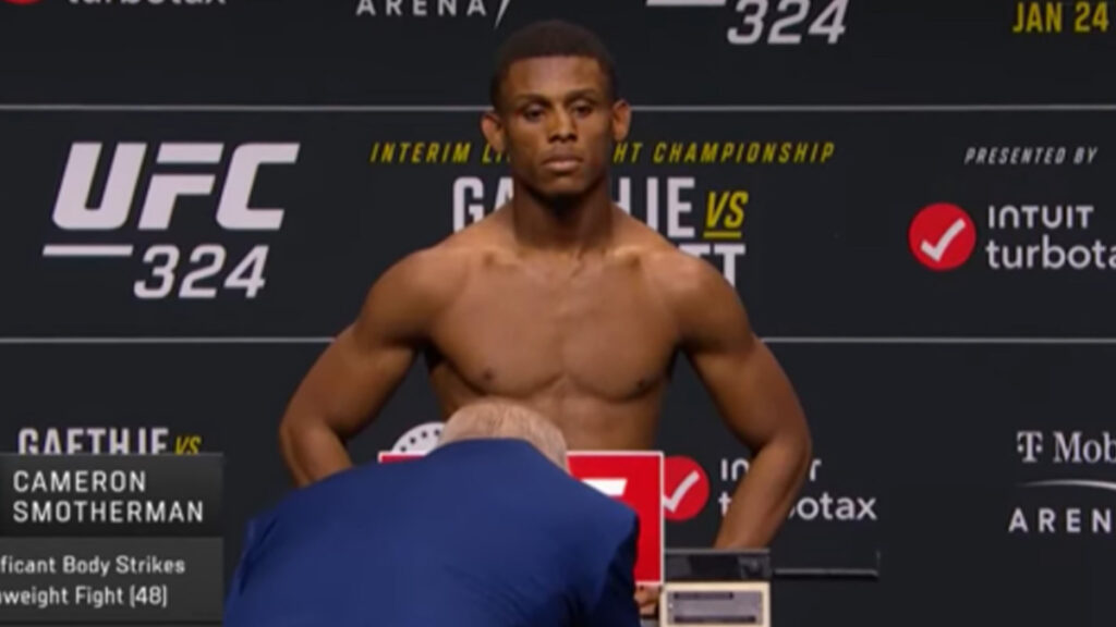 frayeur-UFC-324-combattant-effondre-pesée