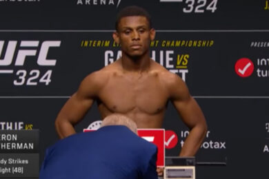 frayeur-UFC-324-combattant-effondre-pesée