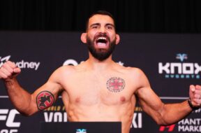 C&eacute;dric-Doumb&eacute;-r&eacute;action-victoire-Beno&icirc;t-Saint-Denis-Dan-Hooker-ufc-325