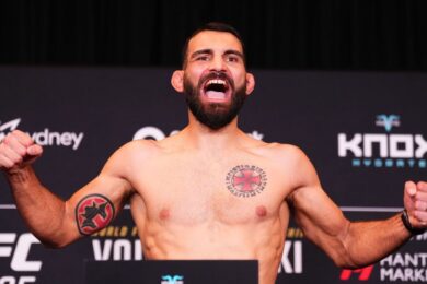 C&eacute;dric-Doumb&eacute;-r&eacute;action-victoire-Beno&icirc;t-Saint-Denis-Dan-Hooker-ufc-325