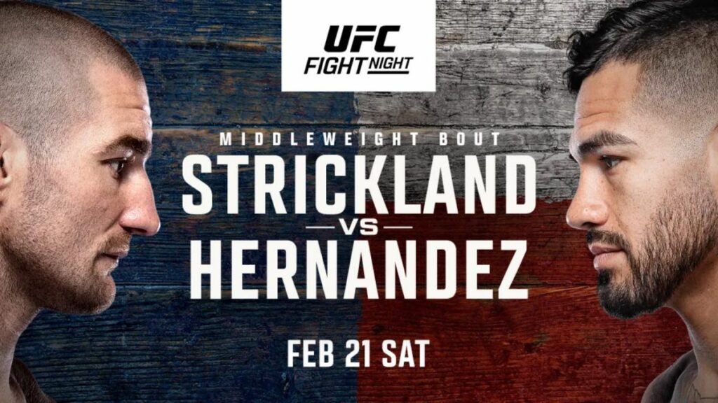 UFC&nbsp;Fight&nbsp;Night 267 - Strickland vs Hernandez : la carte, les horaires et comment regarder&nbsp;