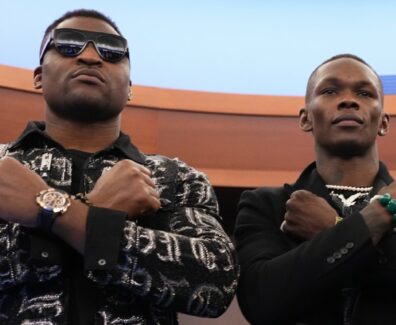 Francis-Ngannou-r&eacute;action-triste-d&eacute;faite-Israel-Adesanya-Joe-Pyfer-ufc-mma