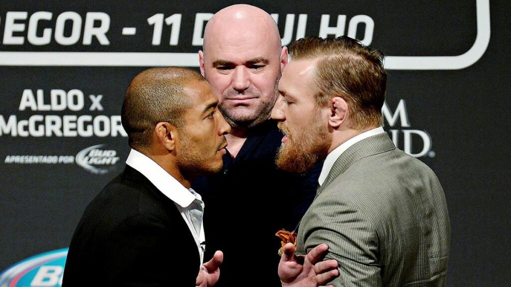 José Aldo fait des révélations sur Conor McGregor lors de la tournée mondiale de l’UFC 189