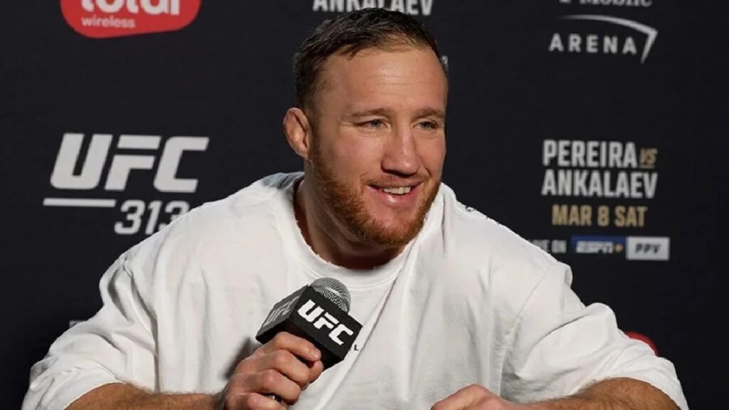 Justin Gaethje fait une r&eacute;v&eacute;lation &eacute;tonnante sur la signature du combat contre Ilia Topuria &agrave; la Maison Blanche