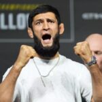 Khamzat Chimaev call-out un ancien champion welterweight pour un combat de grappling Khamzat Chimaev call-out un ancien champion welterweight pour un combat de grappling