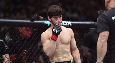 Movsar-Evloev-r&eacute;action-victoire-Alexander-Volkanovski-UFC-Londres