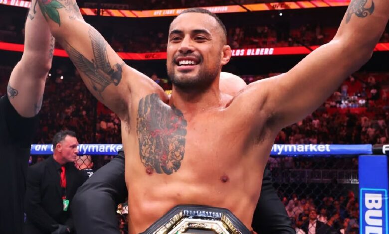 Carlos-Ulberg-victoire-r&eacute;action-blessure-KO-Jiri-prochazka-ufc-327-mma