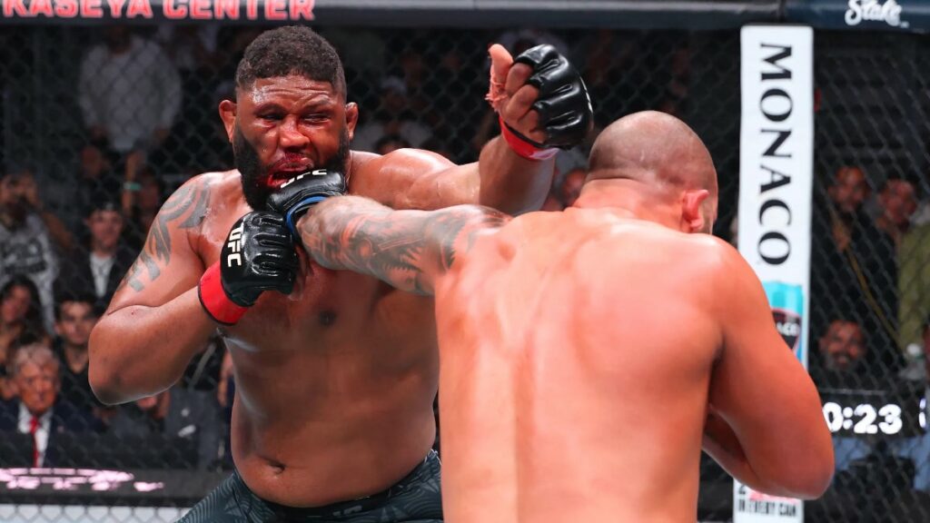 Curtis Blaydes r&eacute;v&egrave;le ses blessures impressionnantes apr&egrave;s la guerre face &agrave; Josh Hokit&nbsp;