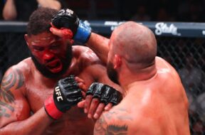 Curtis-Blaydes-r&eacute;action-combat-Josh-Hokit-ufc-327-mma
