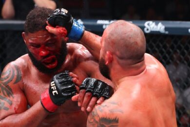 Curtis-Blaydes-r&eacute;action-combat-Josh-Hokit-ufc-327-mma