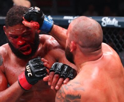 Curtis-Blaydes-r&eacute;action-combat-Josh-Hokit-ufc-327-mma