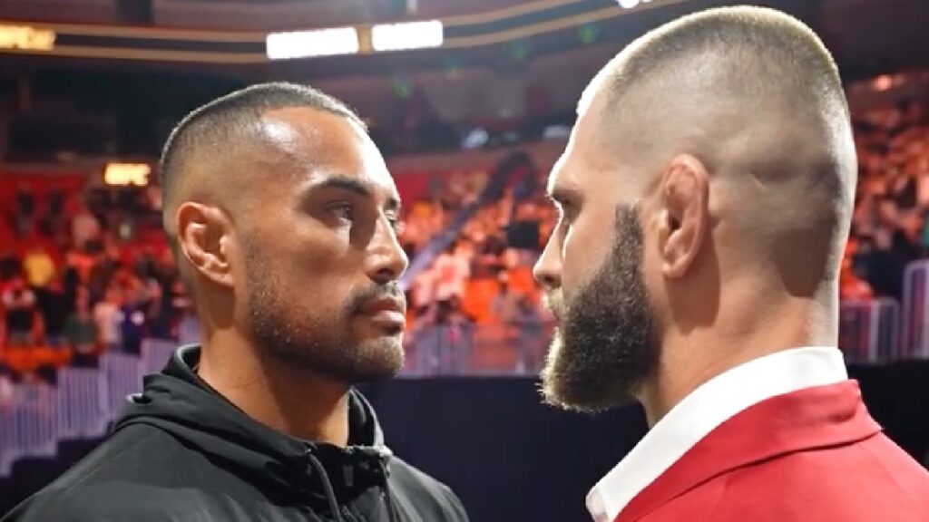 Le face &agrave; face tendu entre Jiri Prochazka et Carlos Ulberg avant l&rsquo;UFC 327