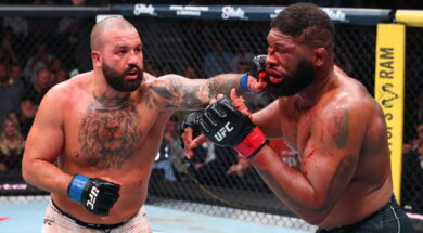 francis-ngannou-reaction-blaydes-hokit-ufc-327