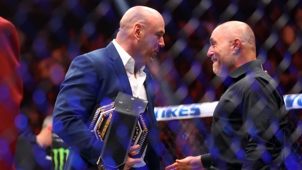 Dana White r&eacute;v&egrave;le qu'il a subi des pressions pour licencier Joe Rogan 