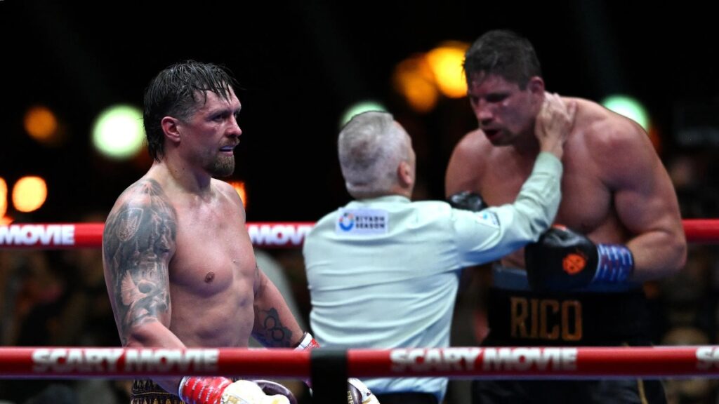 Tom Aspinall réagit à la victoire d’Oleksandr Usyk