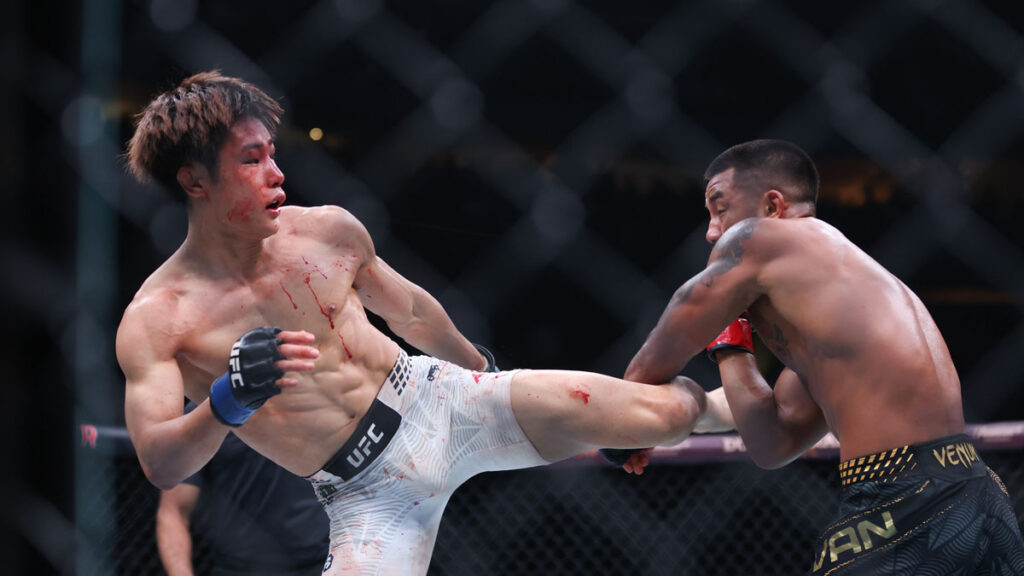 L'UFC 328 prenait place cette nuit à Newark, dans le New Jersey. Et avec le terrible TKO de Joshua Van, la surprise de Sean Strickland ou encore d'incroyables finishs dans la carte préliminaire, voici les bonus de l'événement.
