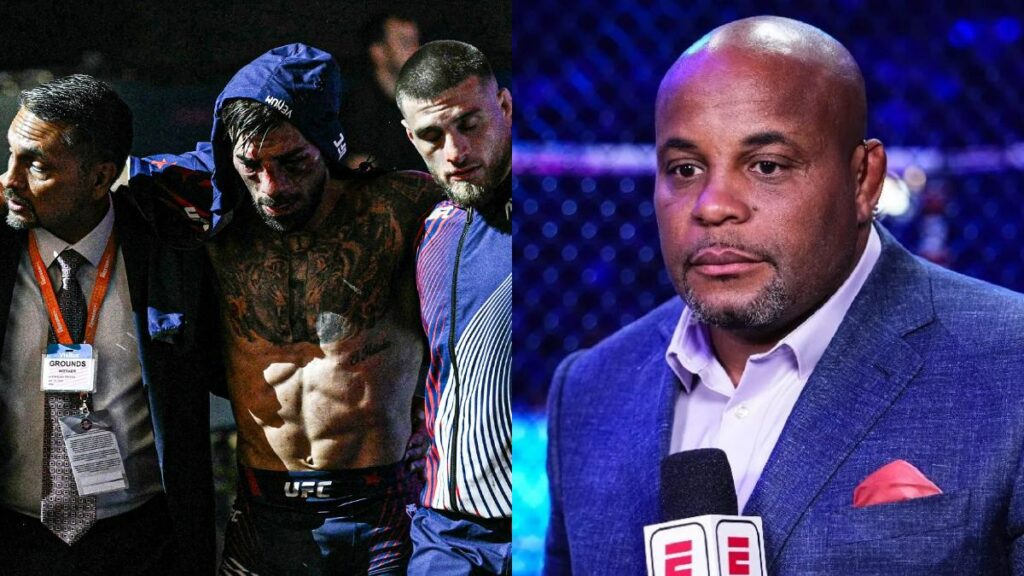 Daniel Cormier balance sur la décision polémique du médecin d’arrêter Ilia Topuria à la Maison Blanche