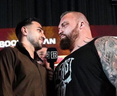 eddie-hall-r&eacute;pond-famille-fury-combat-tommy-fury