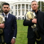Justin Gaethje répond violemment à Ilia Topuria, les esprits s'échauffent avant l'UFC Maison-Blanche : "Sur ta femme..." justin-gaethje-repond-ilia-topuria-femme-ufc