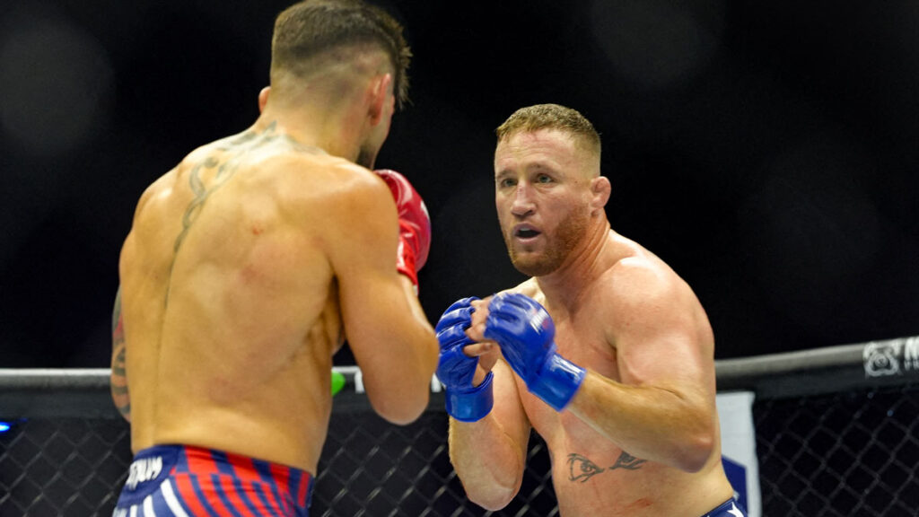 Justin Gaethje pense qu’Ilia Topuria pourrait vivre un destin similaire à celui de Tony Ferguson