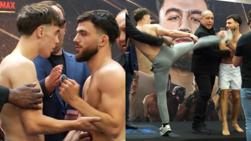 Paul Dena vs Anzor : l’un des deux hommes rate la pesée, la tension monte lors du face à face avant l’Hexagone MMA 45