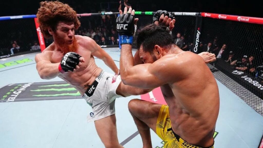 Sharaputin Magomedov r&eacute;agit et analyse sa victoire apr&egrave;s l'UFC Baku
