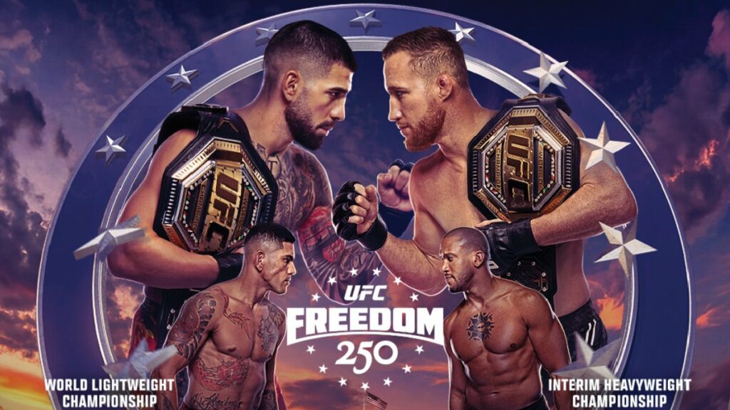 UFC FREEDOM 250 – Topuria vs Gaethje + Gane vs Pereira à la Maison Blanche : la carte, les horaires et comment regarder